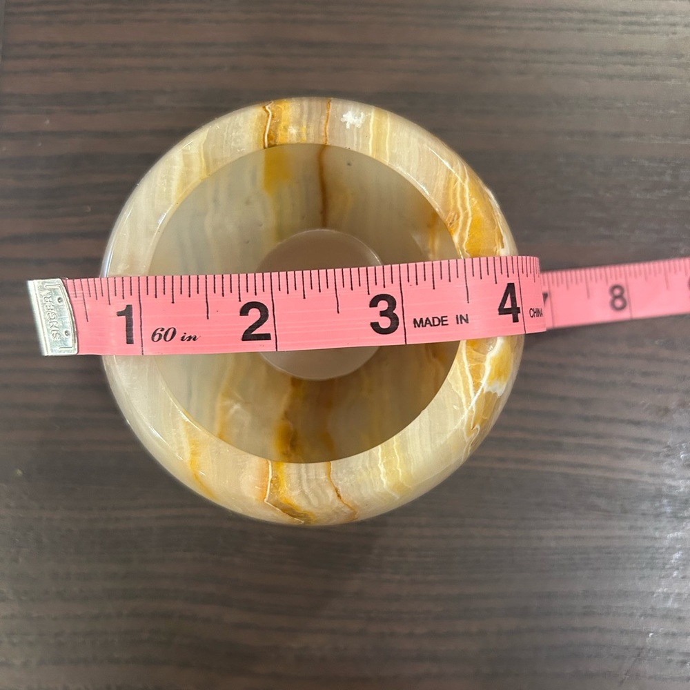 Artisan Onyx Candle Holder - Picture 10 of 12